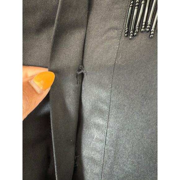 Lew‎ Magram Blouse VTG Women's Western Rodeo Beaded Heritage Native Button Up 8 - Picture 8 of 16